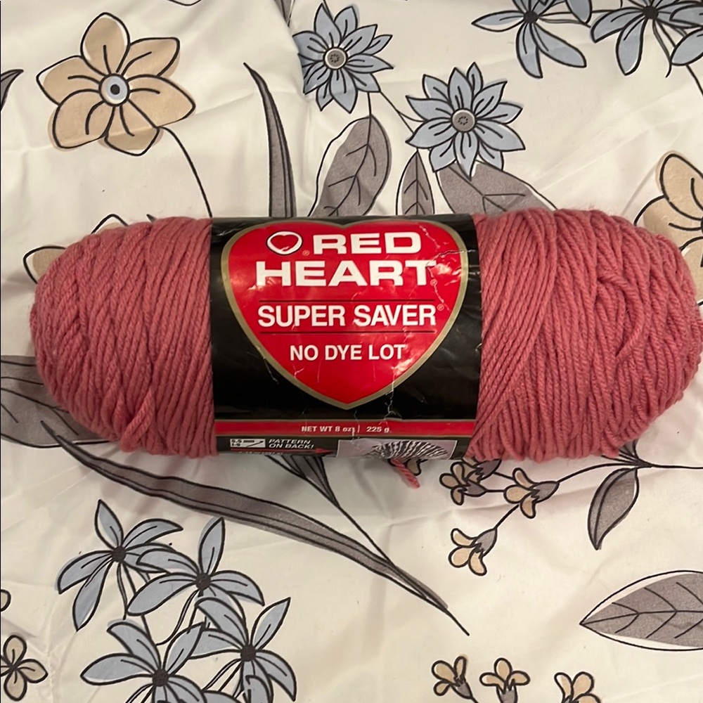 Red Heart Super Saver Yarn in Pink